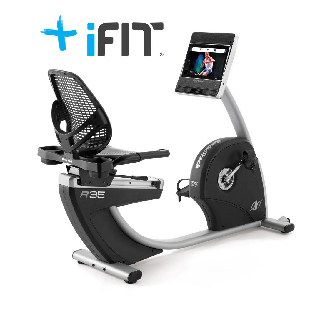 Dviratis treniruoklis horizontalus NORDICTRACK R35 + iFit 1 metų narystė-0