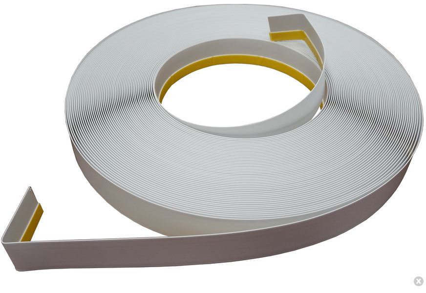 Langų apdailinė juosta, plastikinė, lipni, minkštu kraštu, 30 mm-0