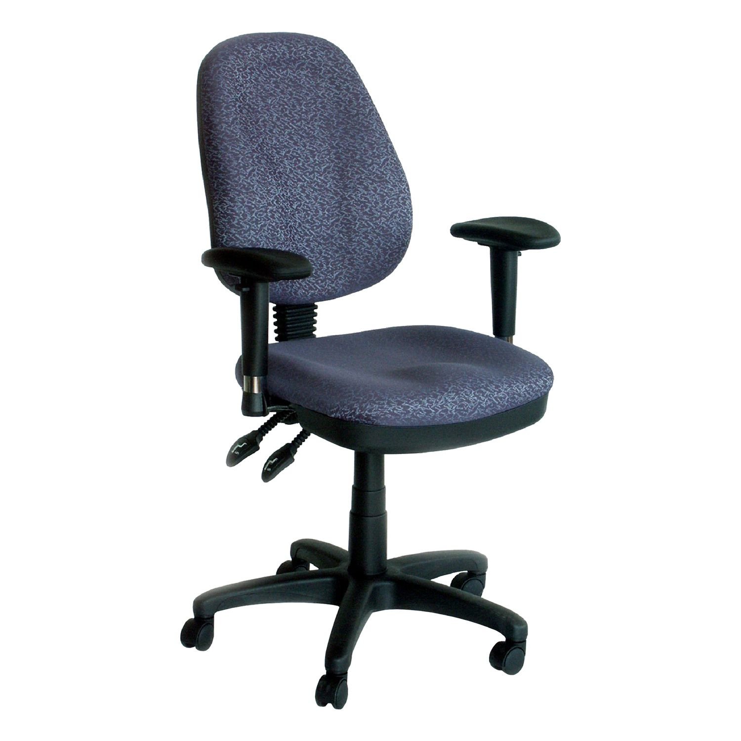 Biuro kėdė 421FGA-LUX, 65x47x96-106 cm, tamsiai mėlyna
