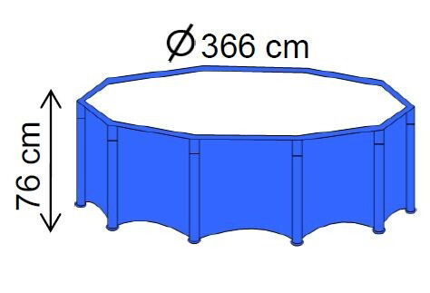 Baseino rinkinys BESTWAY Steel Pro Max 12' x 30"/3.66m x 76cm Pool Set - 4