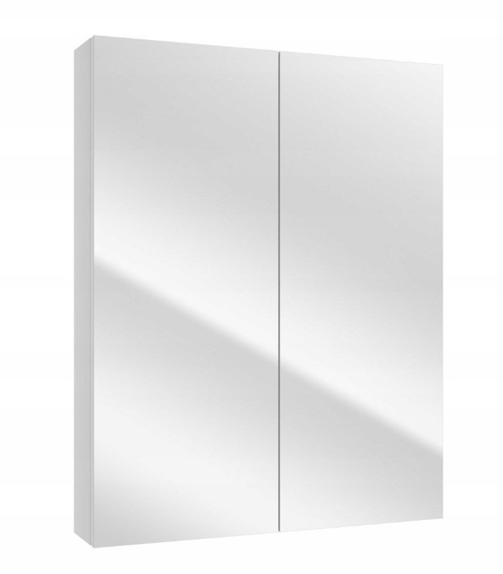 Vonios spintelė DEFTRANS GIZMO E60, 60,5 x 75 x 12 cm, su veidrodžiu, baltos sp.