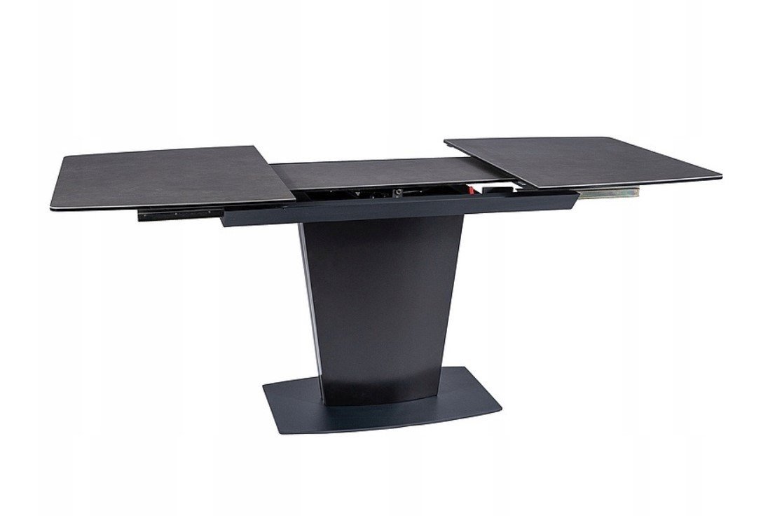 Valgomojo stalas ASTON juodas, 120x85 cm - 2