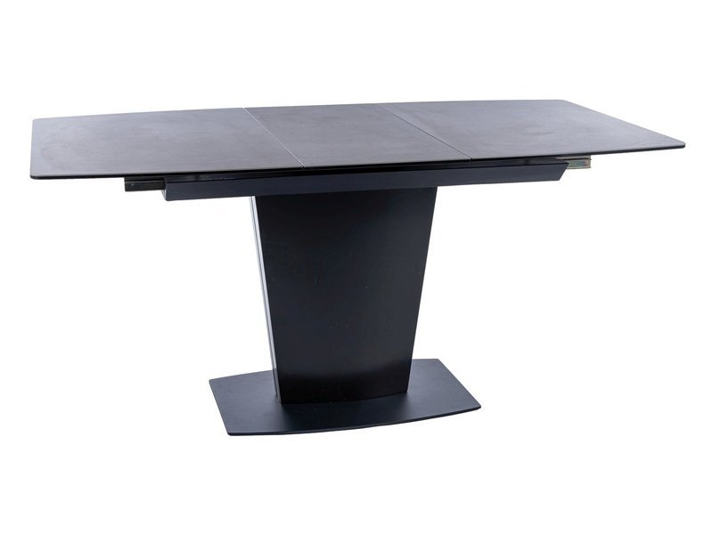 Valgomojo stalas ASTON juodas, 120x85 cm