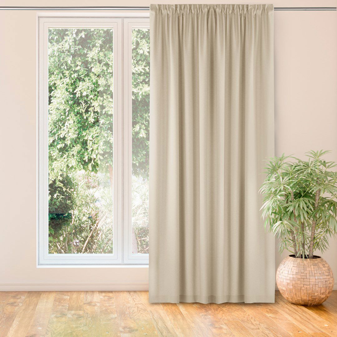 Naktinė užuolaida CARMENA  CREAM PLEAT, 220x245 cm - 2
