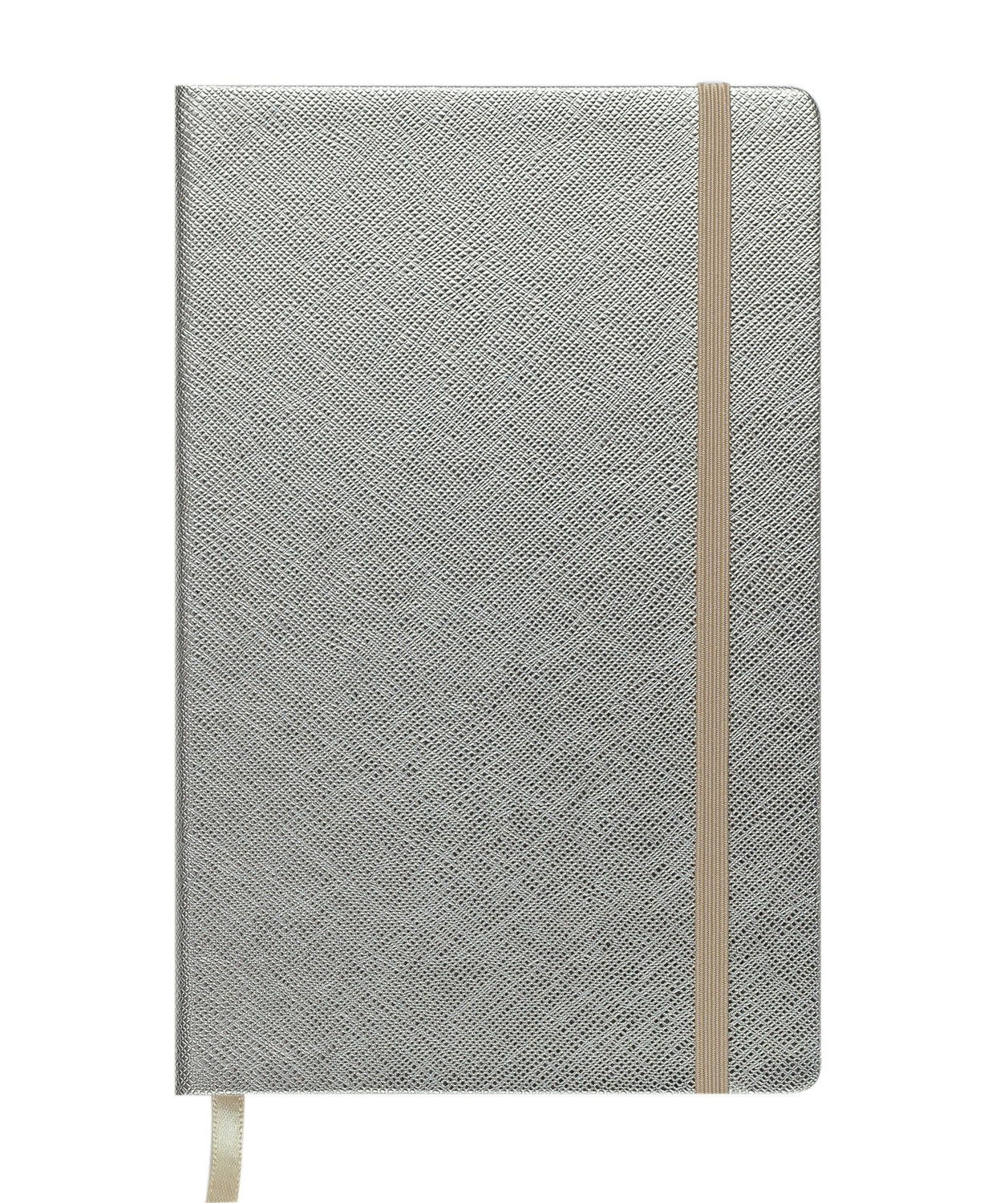 Knygutė INGOT 125x195mm, 80lapų langeliai, aukso - 1