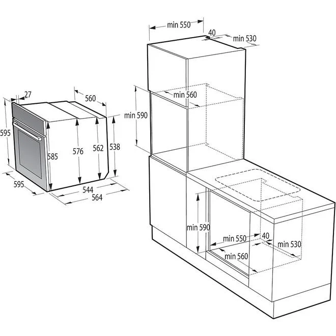 Orkaitė GORENJE BOS6737E20FBG - 5