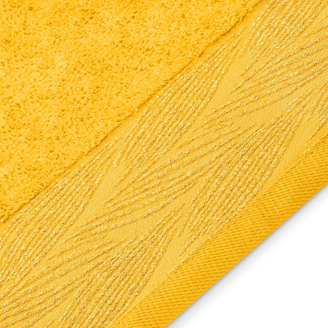 Vonios rankšluočių AmeliaHome ALLIUM Yellow rinkinys, 30x50 cm, 50x90 cm, 70x130 cm - 3