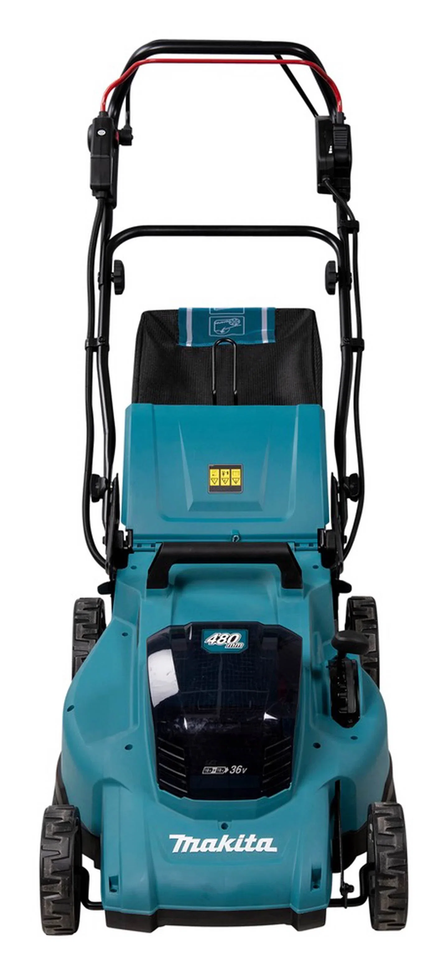Akumuliatorinė vejapjovė MAKITA DLM481Z, 2 x 18 V, 48 cm, 62 l, savaeigė, be akumuliatoriaus - 4