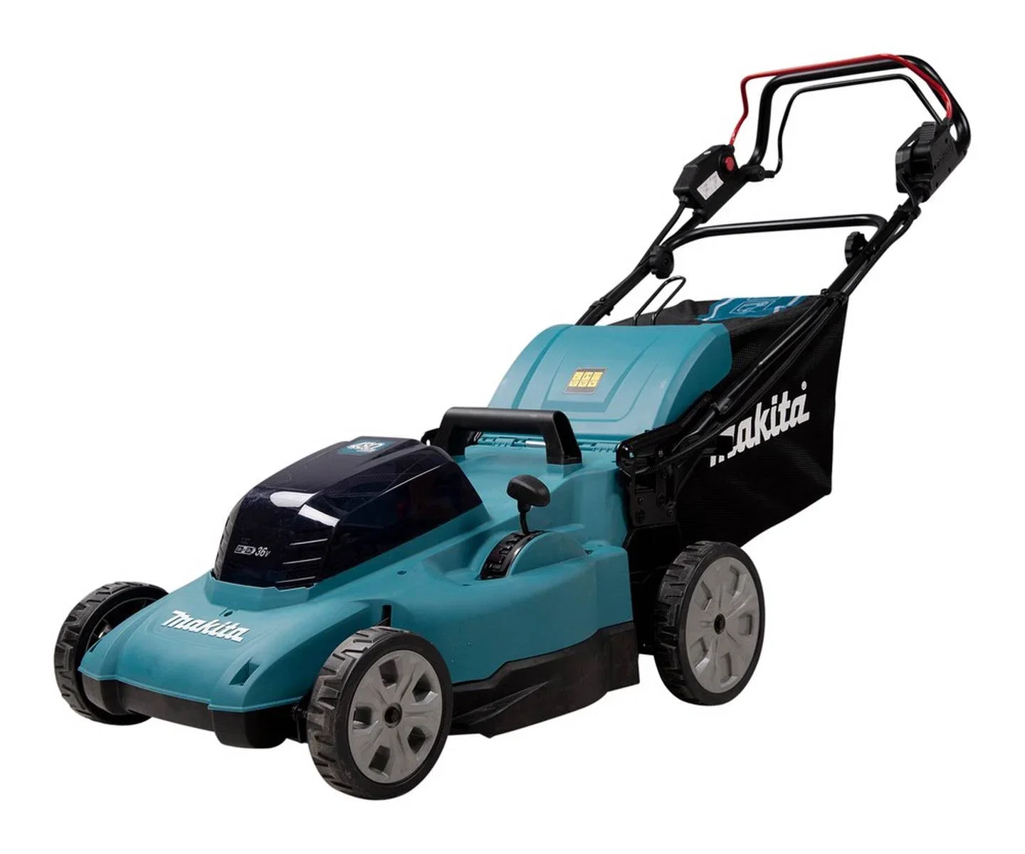 Akumuliatorinė vejapjovė MAKITA DLM481Z, 2 x 18 V, 48 cm, 62 l, savaeigė, be akumuliatoriaus - 5