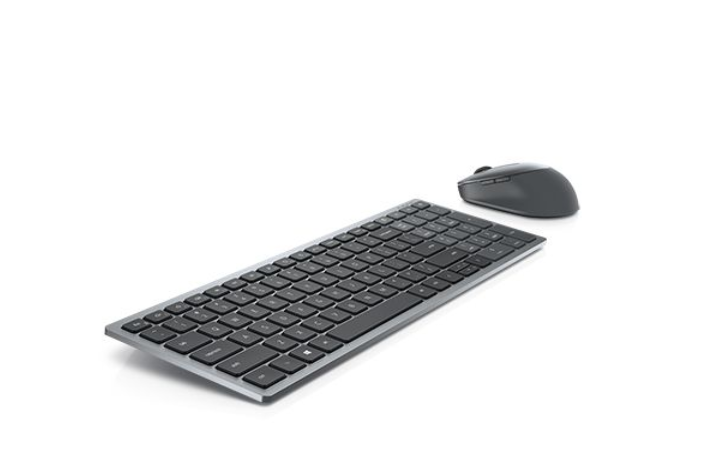 Klaviatūros ir pelės komplektas Dell KM7120W, EN, pilka