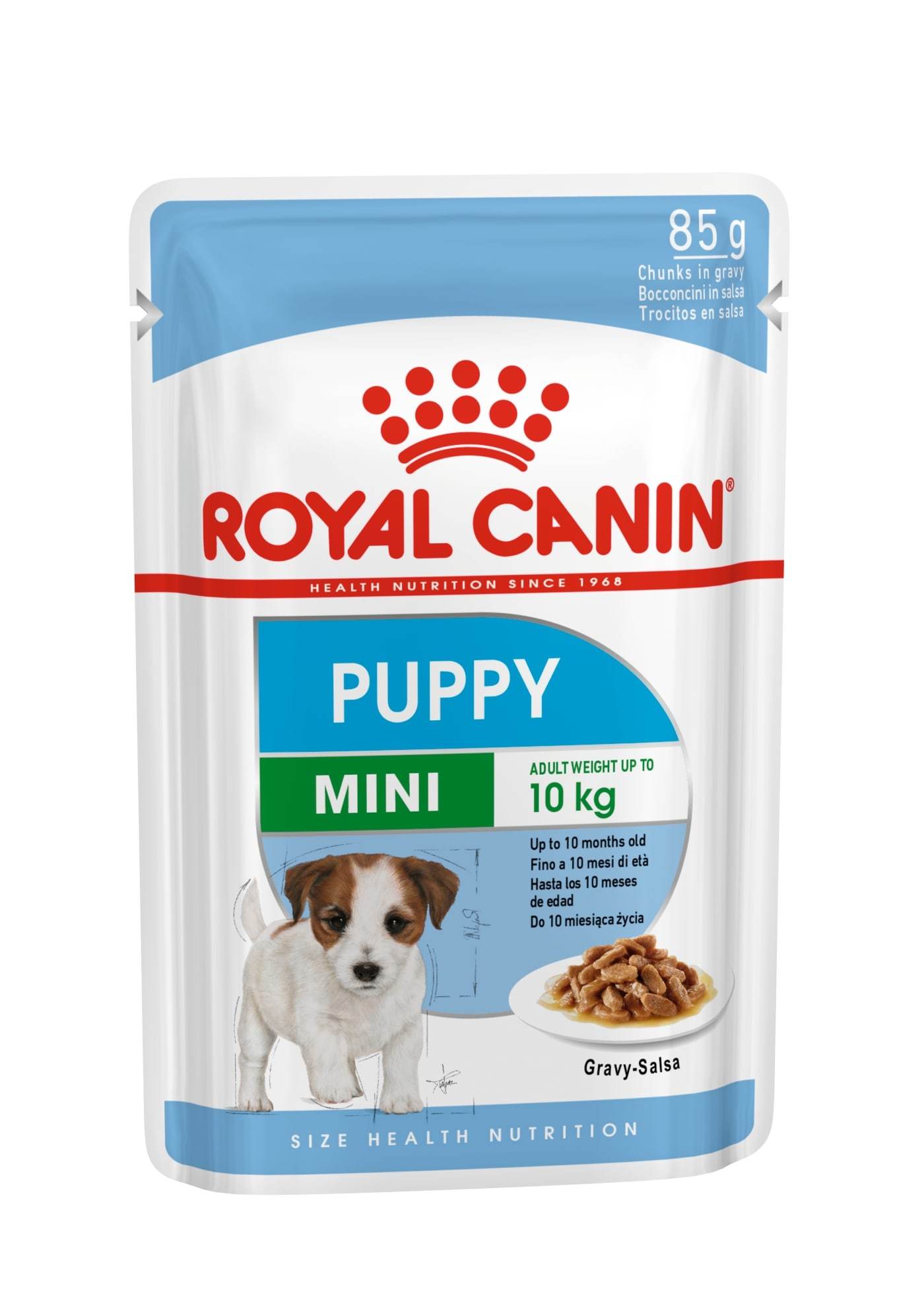 Šlapias šuniuku ėdalas ROYAL CANIN MINI PUPPY WET, 12x85 g-1