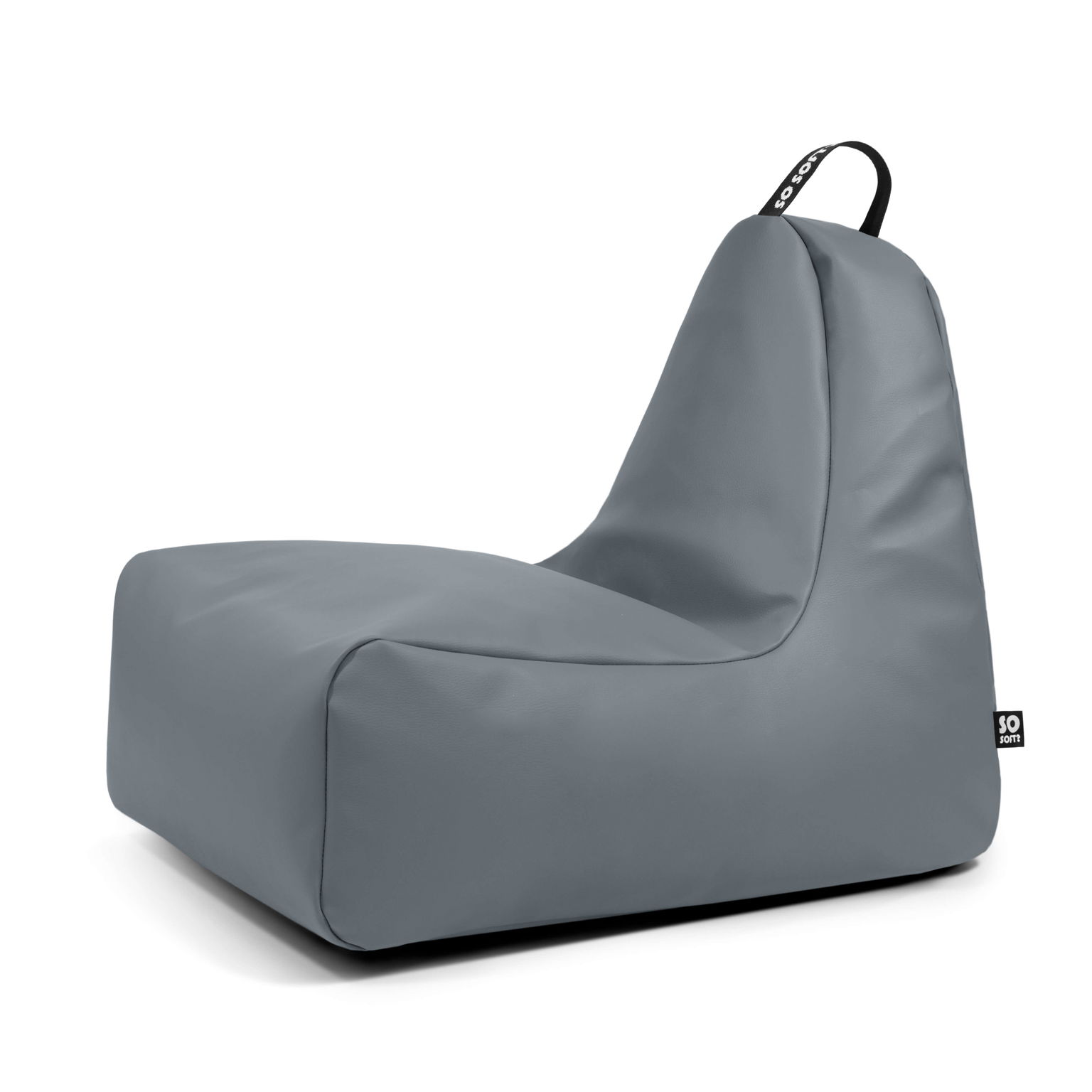 Sėdmaišis Chill L Robust, 90x65x70 cm, pilka-0