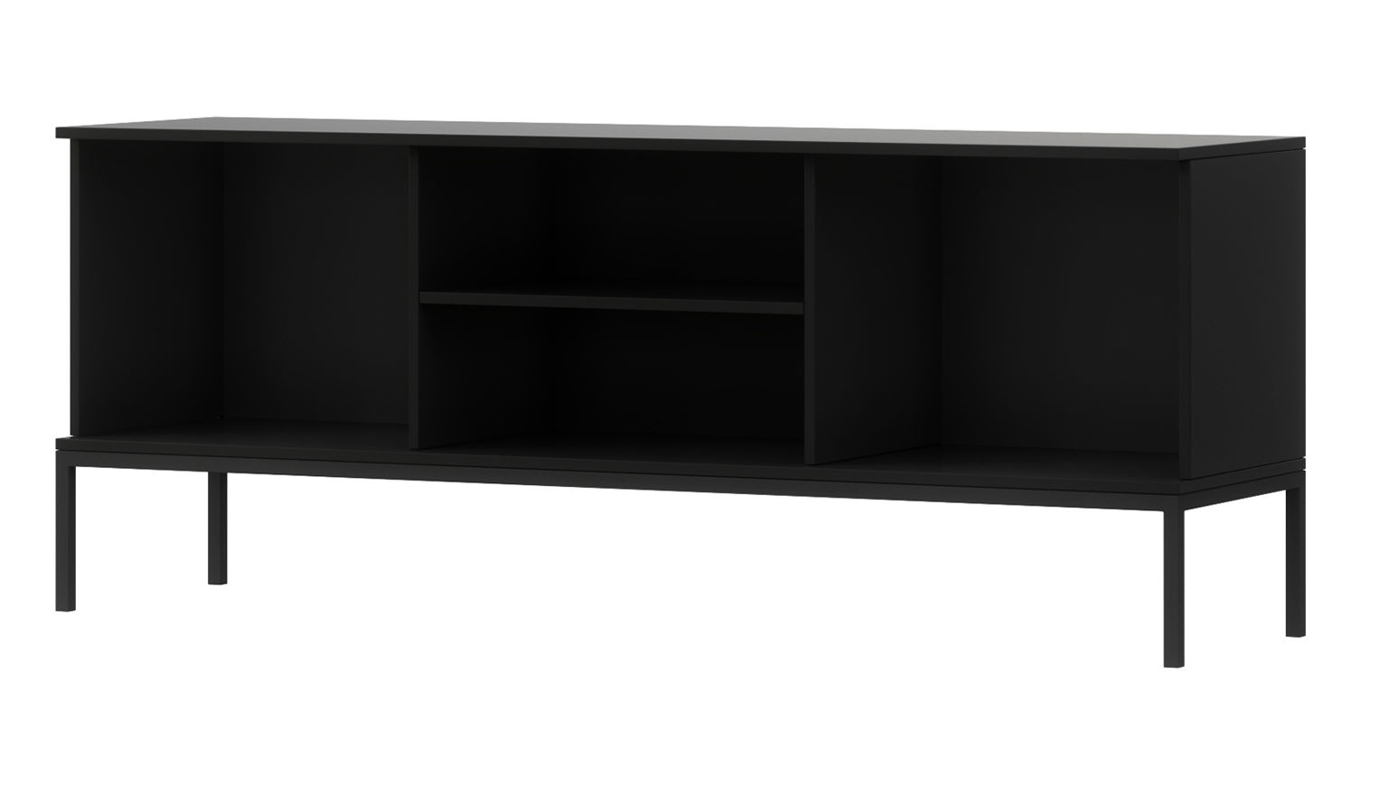 TV staliukas Meorati 150, juoda/ąžuolo - 4