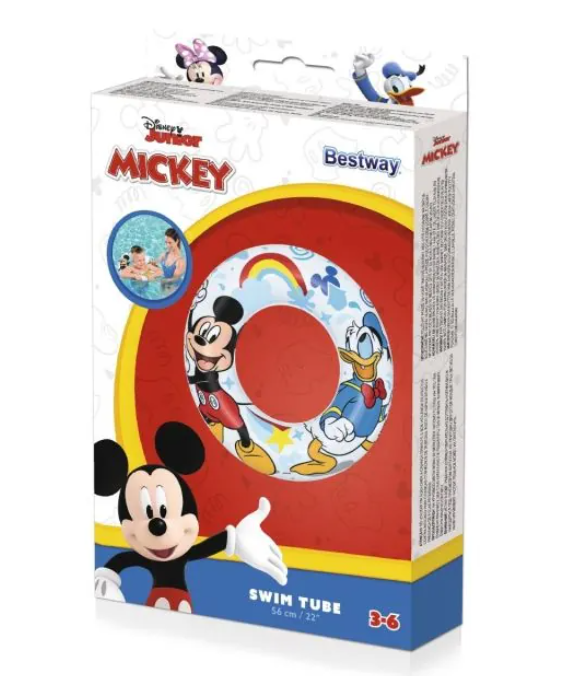 Pripučiamas ratas BESTWAY Mickey, įvairių spalvų, 56 cm - 3