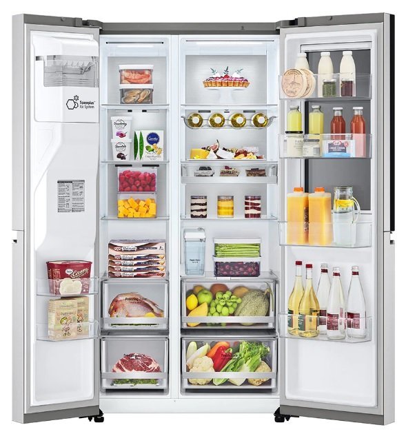 Dviejų durų šaldytuvas LG GSXV91BSAE - 3