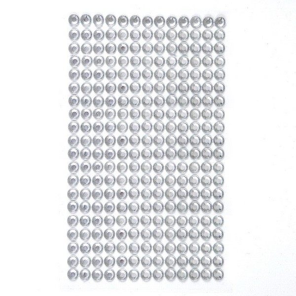 Dekoratyviniai lipnūs kristalai, 6 mm, 260 vnt., CRYST-0