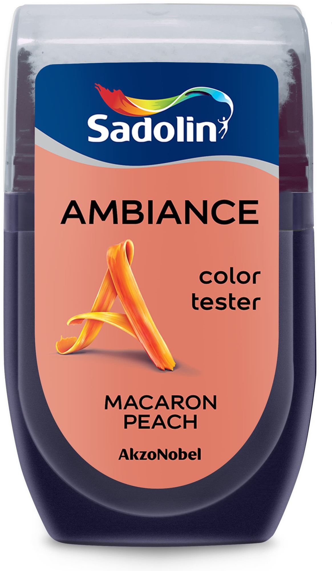 Spalvos testeris SADOLIN AMBIANCE MACARON PEACH, visiškai matiniai, 30 ml-0