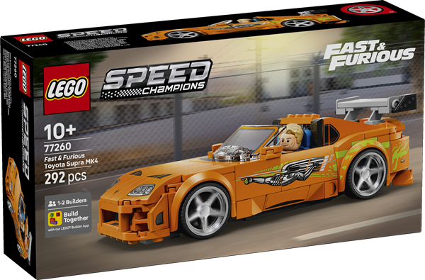 Konstruktorius LEGO Speed Champions The Fast And The Furious Toyota Supra Mk-0