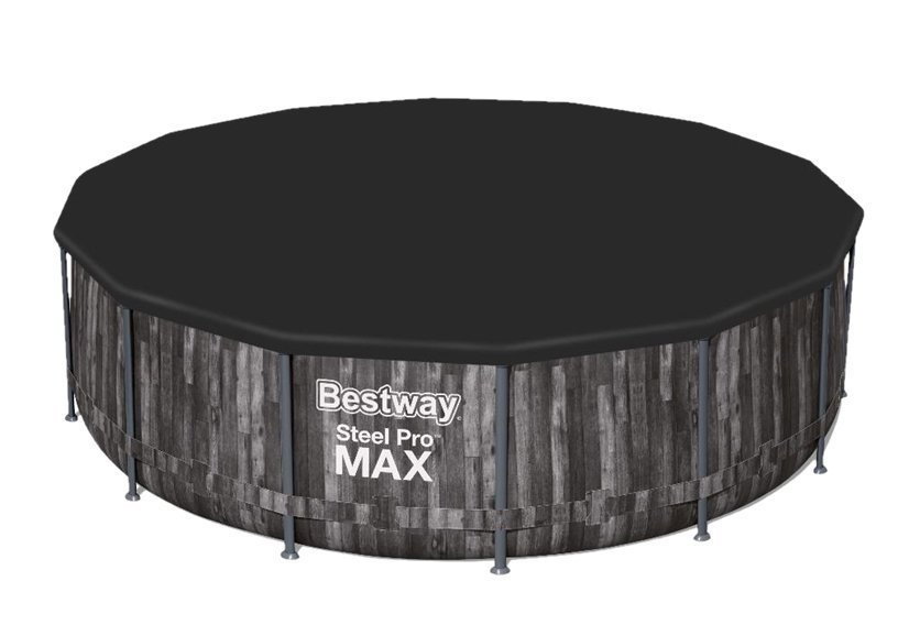 Karkasinis baseinas BESTWAY Steel Pro Max, pilkos sp., 13030 l, 427 x 107 cm, - 3