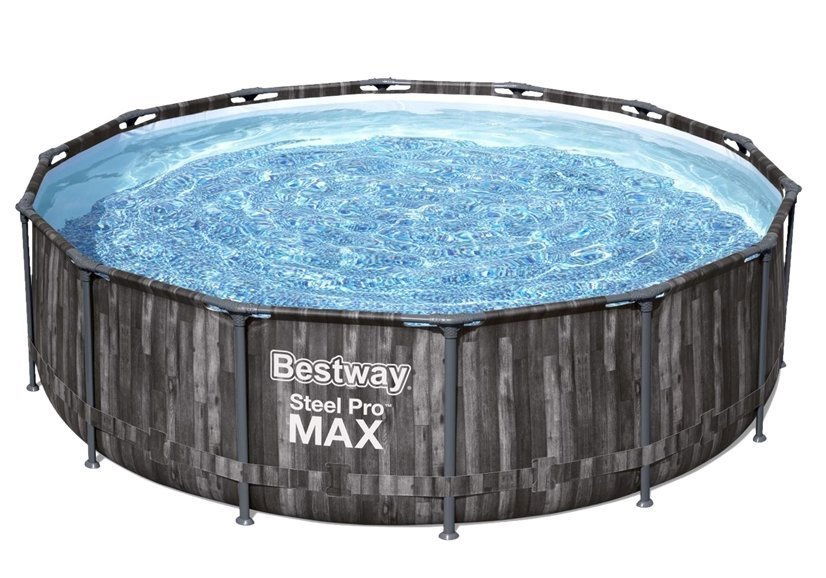 Karkasinis baseinas BESTWAY Steel Pro Max, pilkos sp., 13030 l, 427 x 107 cm,-1