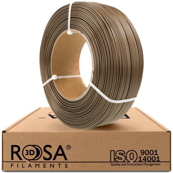3D plastikas Rosa3D PET-G PEARL GOLD, 1 kg, 1.75 mm, auksinė sp.-0