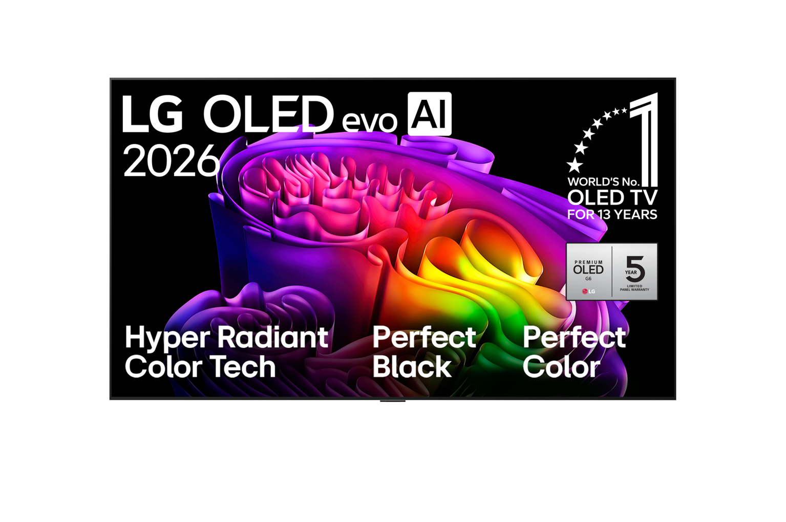 Televizorius LG OLED55G61LW 55" (139 cm) 4K OLED evo - 1