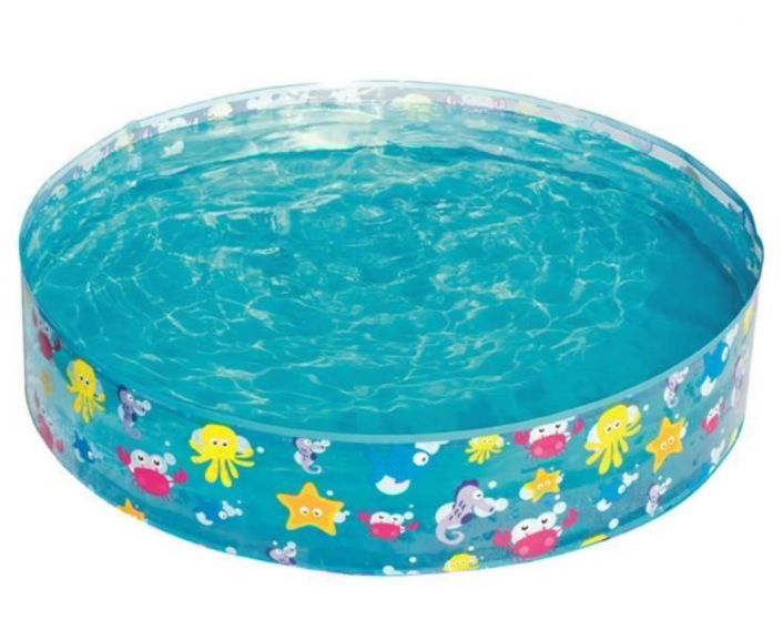 Vaikiškas baseinas BESTWAY, mėlynos sp., 277 l, 122 x 25 cm - 1