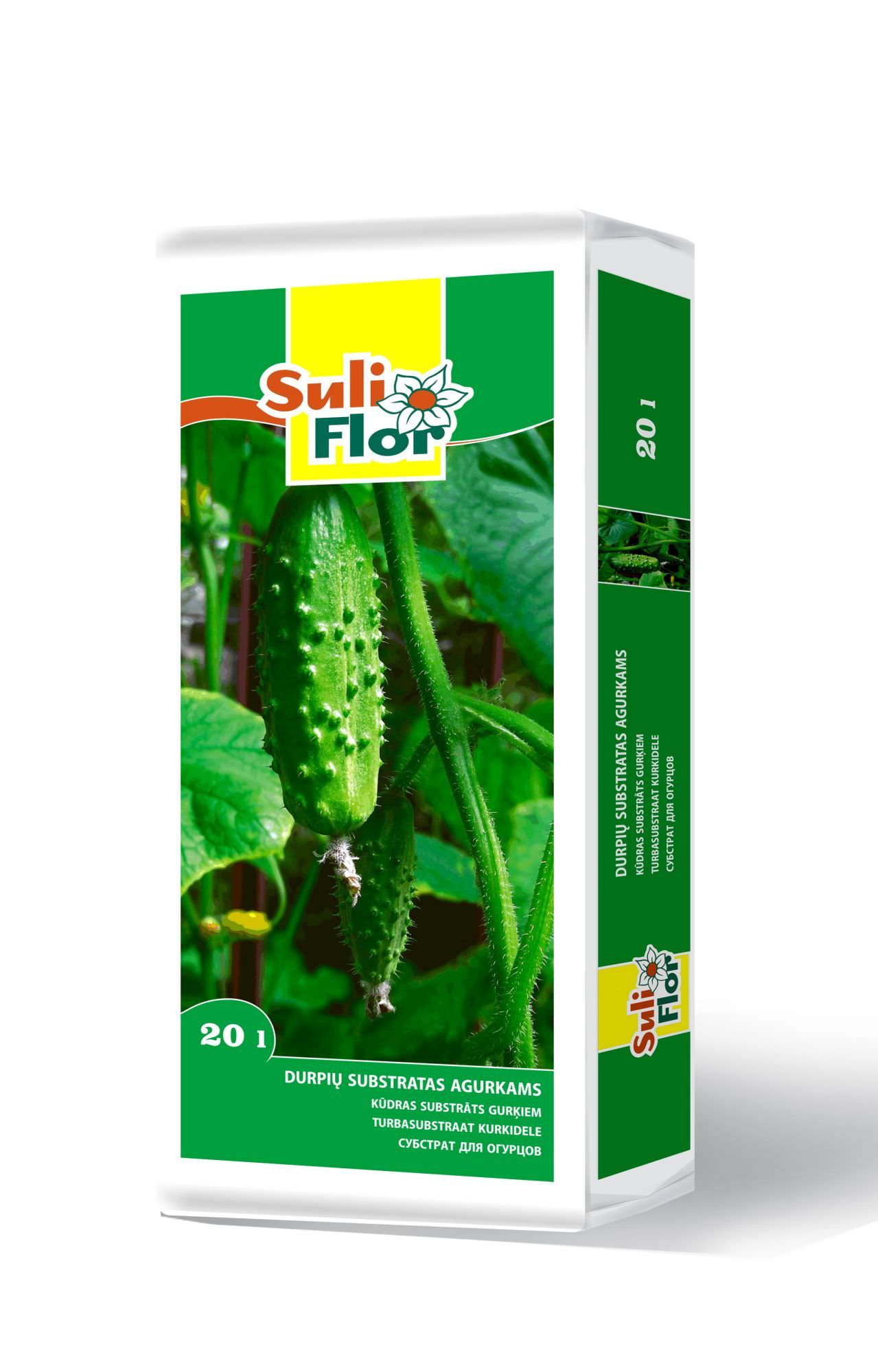 Substratas agurkams SULIFLOR, 20 l-0