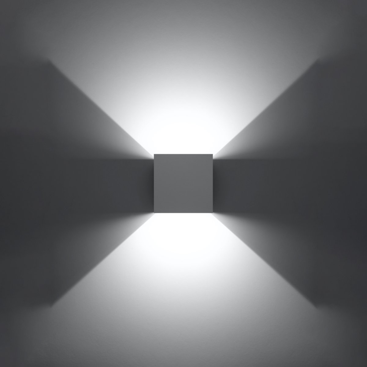 Sieninis šviestuvas SOLLUX LUCA baltas, 6 W LED - 3