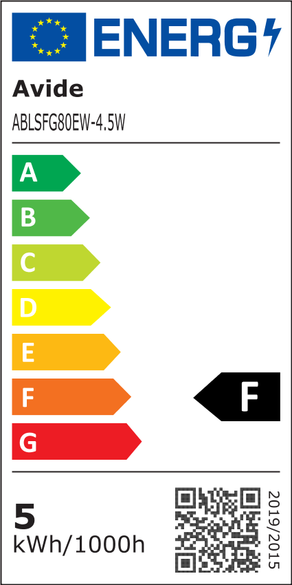 Dekoratyvinė LED lemputė AVIDE SOFT FILAMENT, E27 G80, 4,5W (=35W), 2700K, 400 lm - 5