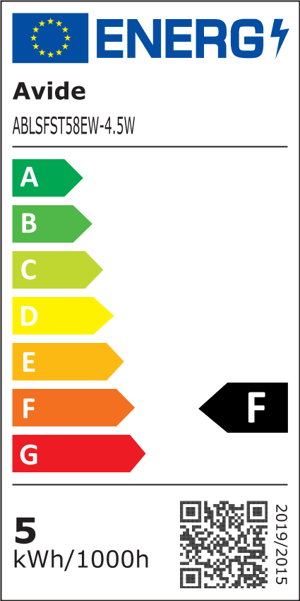 Dekoratyvinė LED lemputė AVIDE SOFT FILAMENT EW, E27 ST58, 4,5W (=35W), 2700K, 400 lm - 5