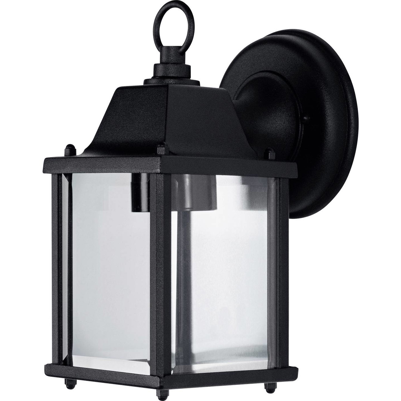 Sieninis lauko šviestuvas OSRAM Endura Classic, IP43, 1xE27 max60W, juodos sp 10,5x22x15cm-0