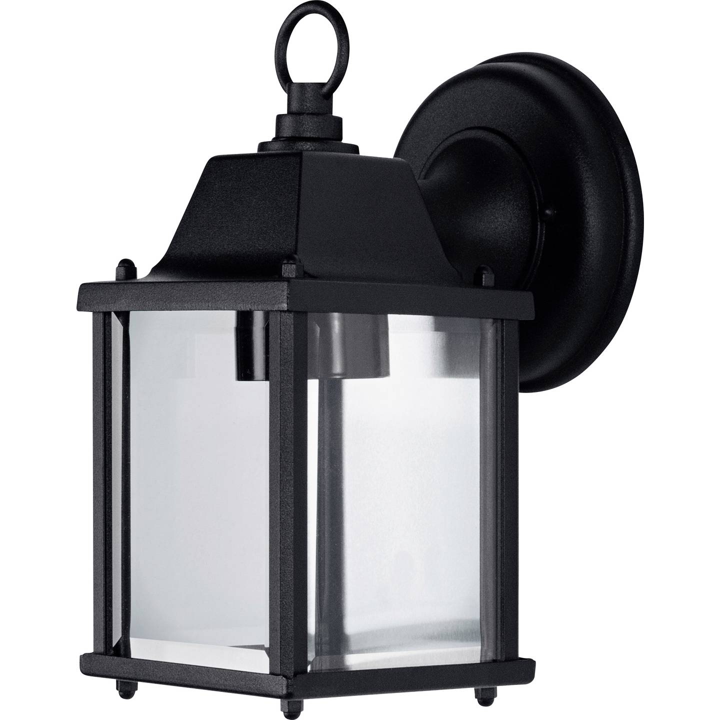 Sieninis lauko šviestuvas OSRAM Endura Classic, IP43, 1xE27 max60W, juodos sp 10,5x22x15cm-0