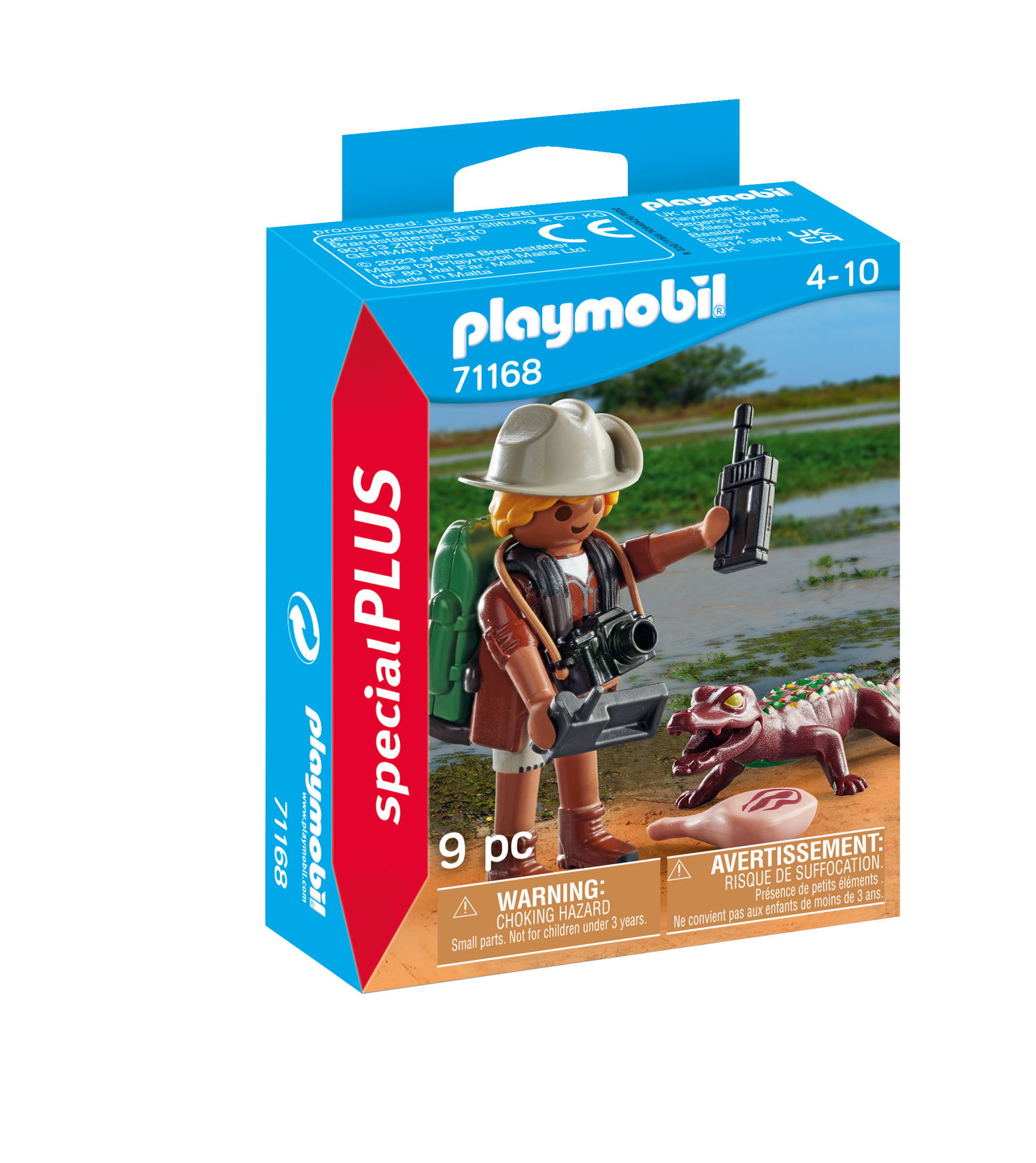 Tyrinėtojas su kaimanų jaunikliu PLAYMOBIL SPECIAL PLUS 71168-0
