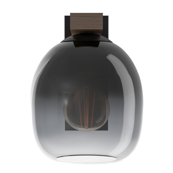 Sieninis šviestuvas EGLO FILAGO, E27, 1x40W, juodos/rudos sp., 18,20x21,50x23,80 - 3