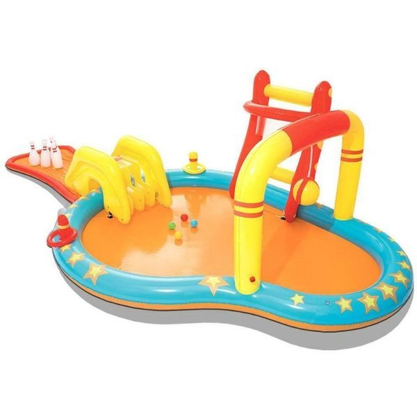 Pripučiamas žaidimų centras LIL CHAMP PLAY CENTER 14'3" x 7' x 46"/4,35m x 2,13m x 1,17m-1