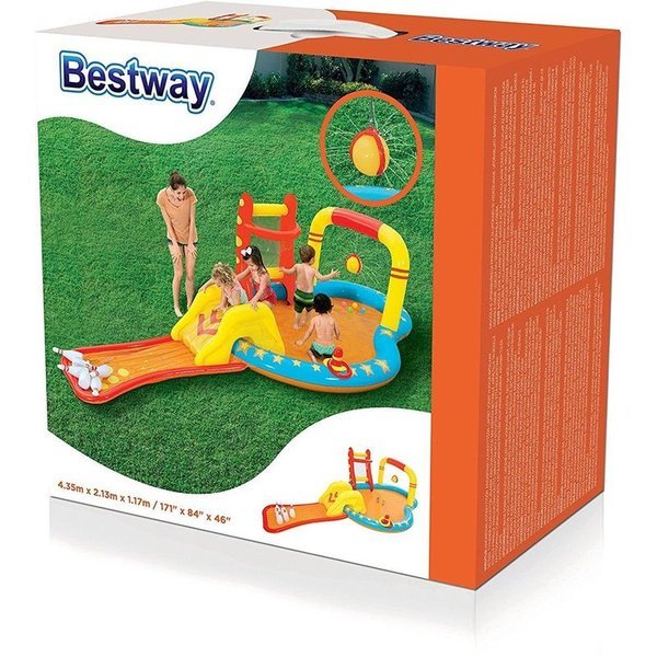 Pripučiamas žaidimų centras LIL CHAMP PLAY CENTER 14'3" x 7' x 46"/4,35m x 2,13m x 1,17m - 4