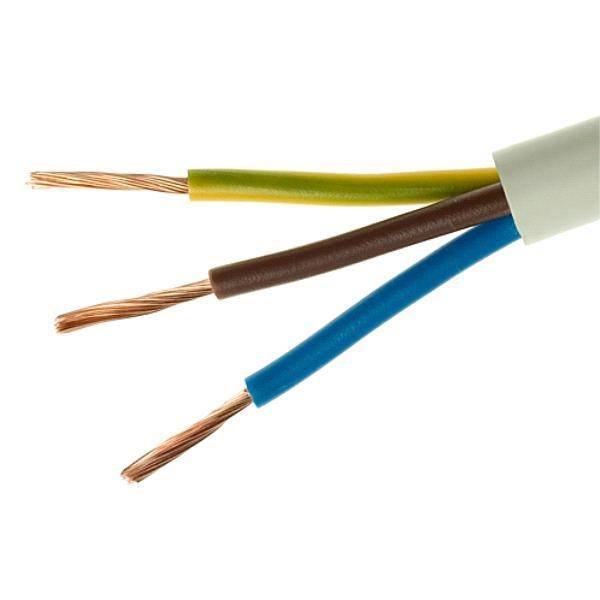 Instaliacinis kabelis H03VV-F (OMY), 3G0,5 mm2, 100 m