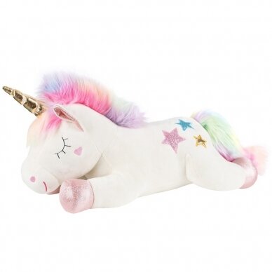 Pliušinis žaislas-pagalvė, vienaragis FANCY LILU 48 cm - 2