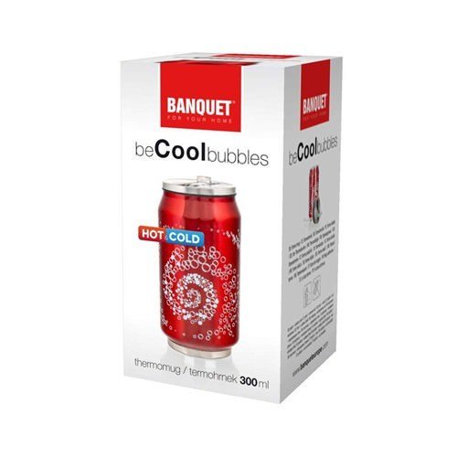 Termosas-gertuvė BANQUET BE COOL, raudonos sp., 300 ml - 2
