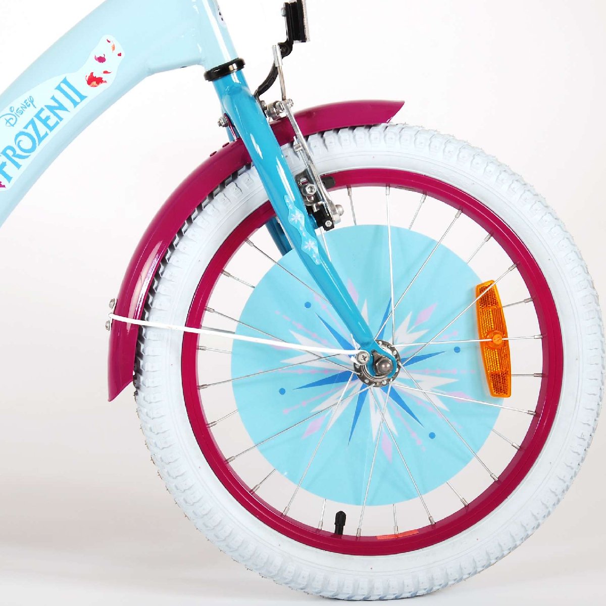 Vaikiškas dviratis VOLARE 18" Frozen 2 (91850) šviesiai mėlynas - 8