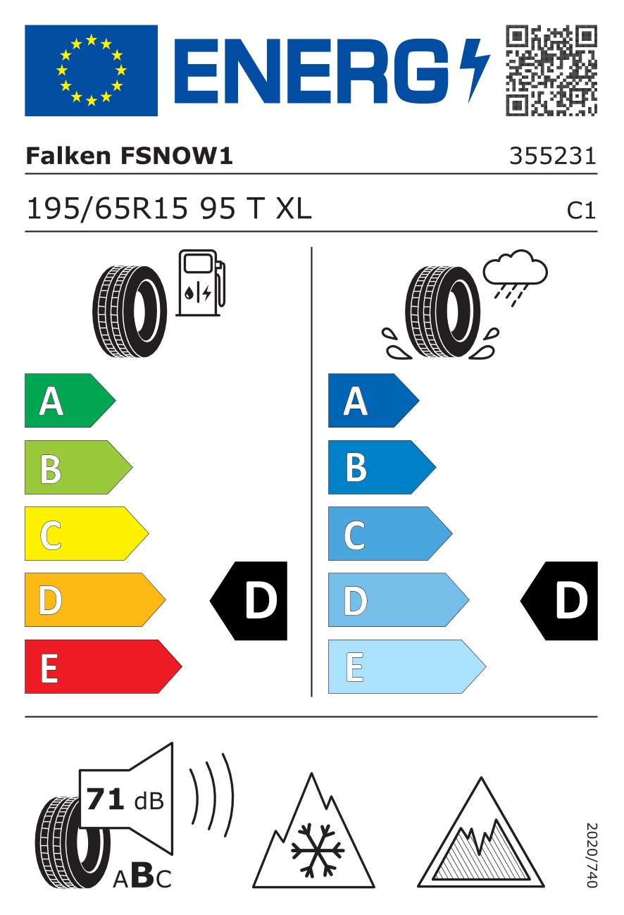 Falken Winterpeak F-Snow 1 195/65R15 95 T - 2