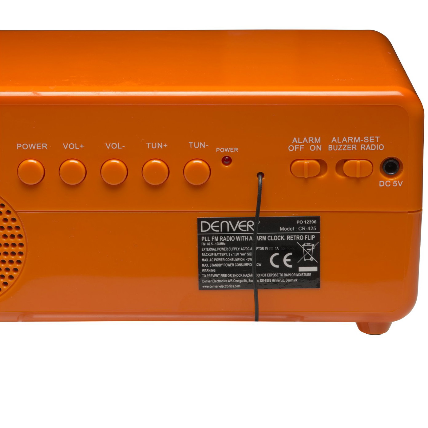 Radijo žadintuvas Denver CR-425 - 7