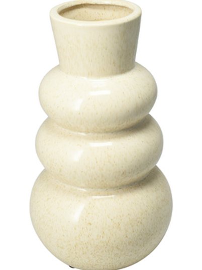 Keraminė vaza CREAM BUBBLE, 16 x 29 cm, 1 vnt-0