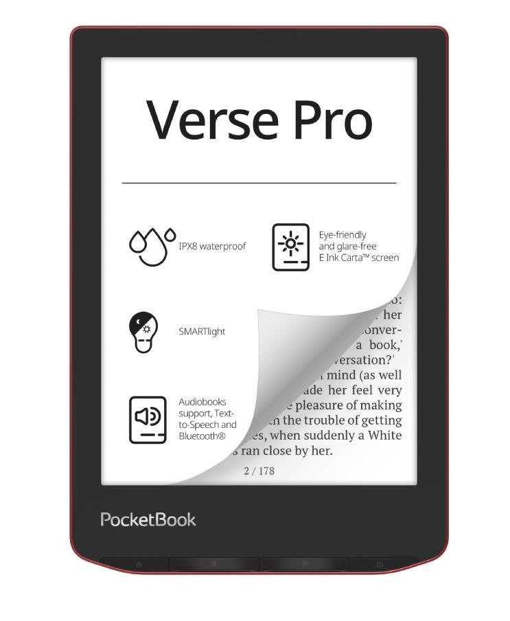 Elektroninė knygų skaityklė Pocketbook Verse Pro 6",  16GB - 1