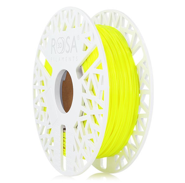 3D plastikas Rosa3D TPU 96A, 0.5 kg, 1.75 mm, neoninė geltona sp.-0