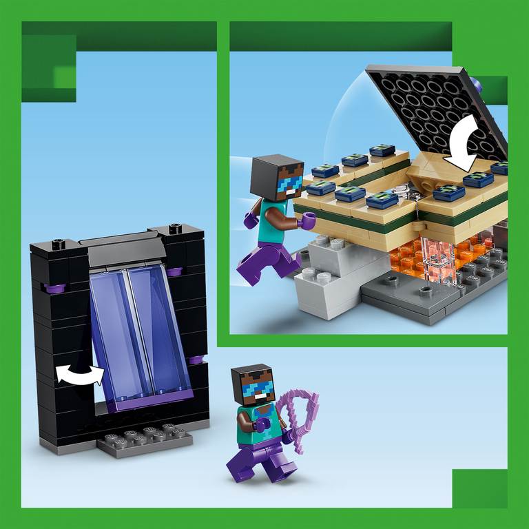 Konstruktorius LEGO Minecraft Nether & End Portal Journey - 5
