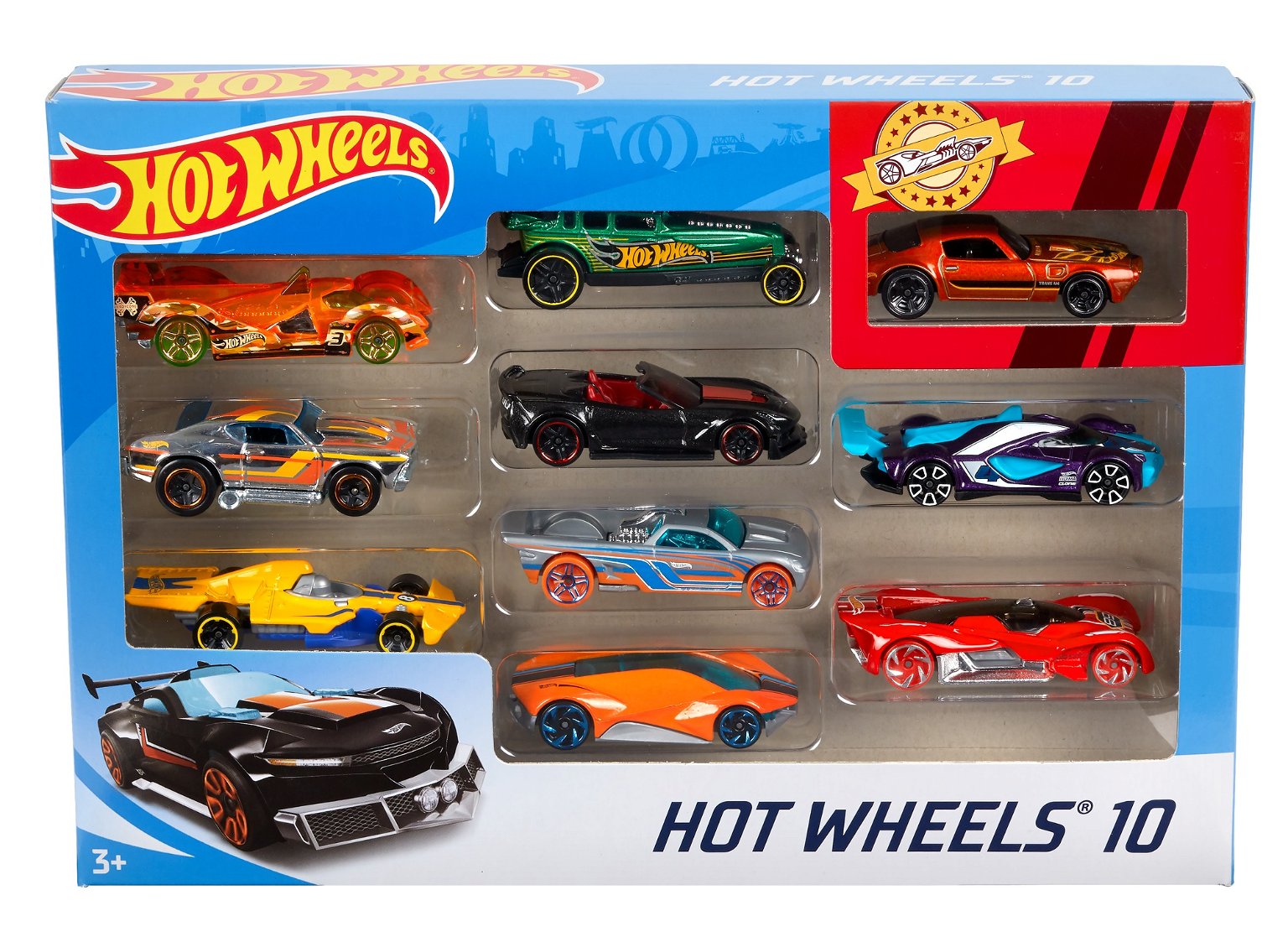 Hot Wheels 10 automodelių rinkinys - 2