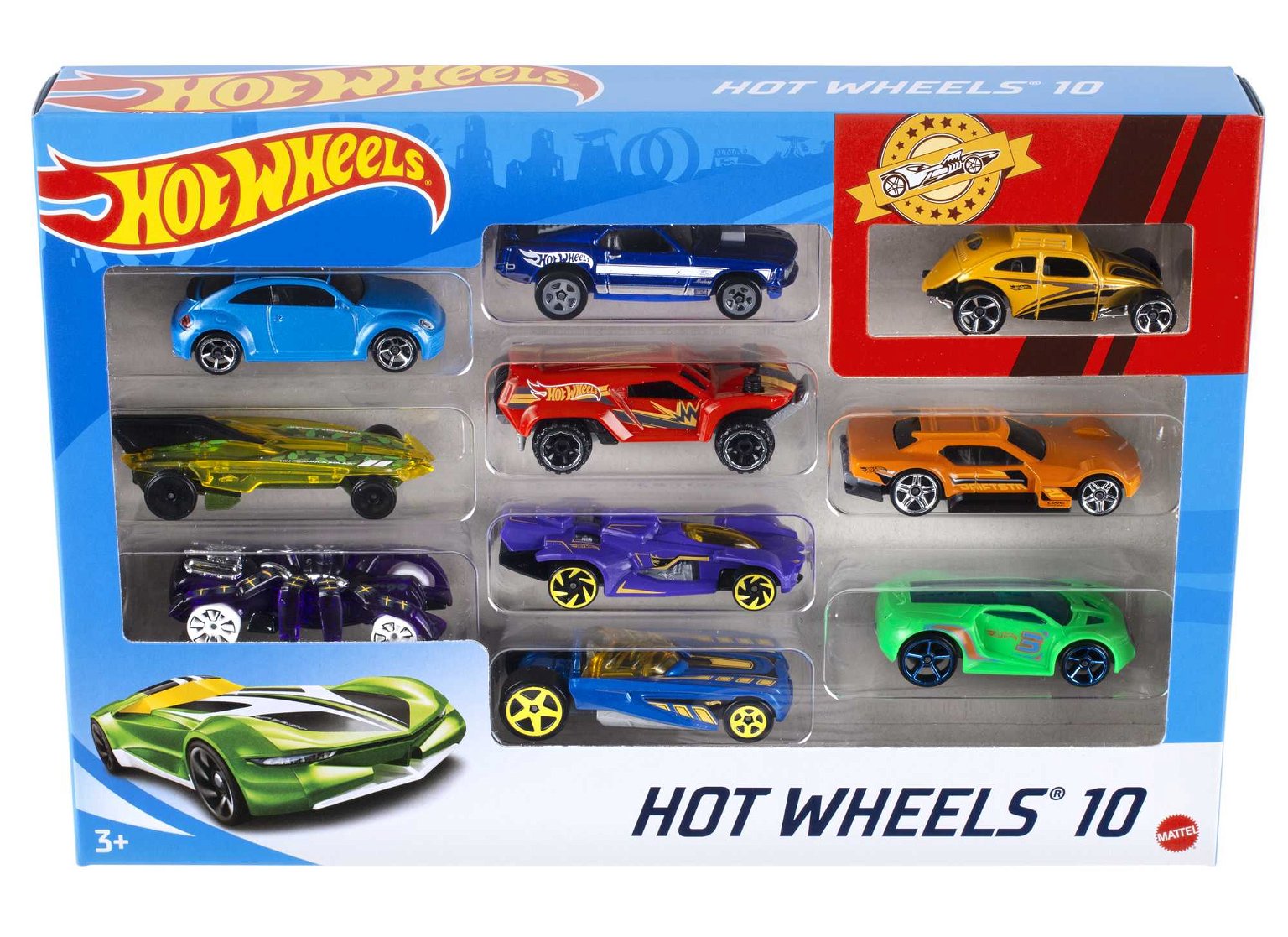 Hot Wheels 10 automodelių rinkinys - 5