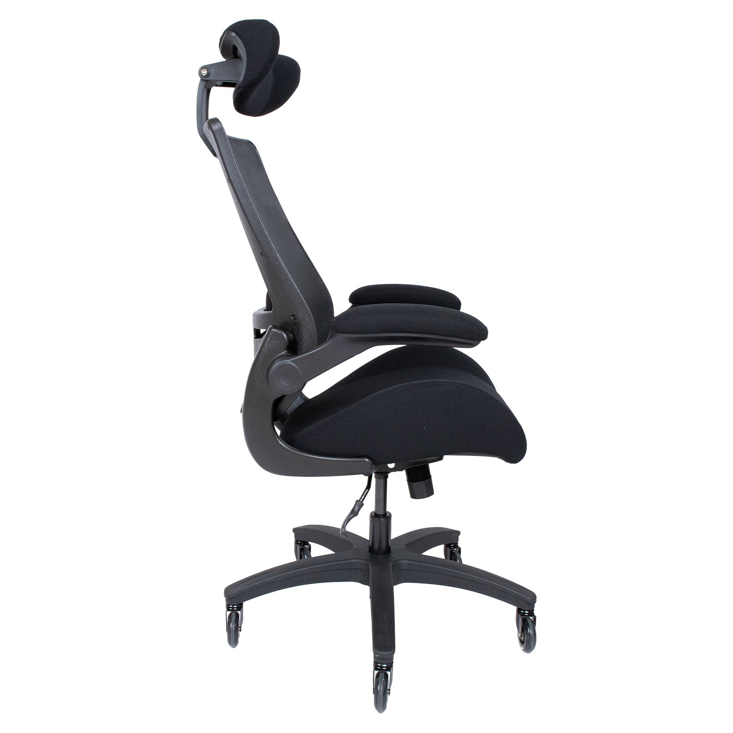 Biuro kėdė MILLER, 70x71x121-131 cm, juoda - 3